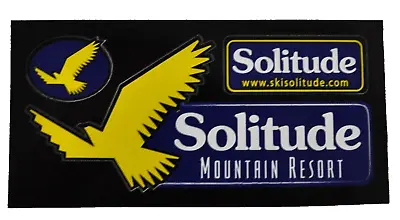 Solitude Mountain Ski Resort UTAH Sheet Of 3 Decals NEW • $4.59