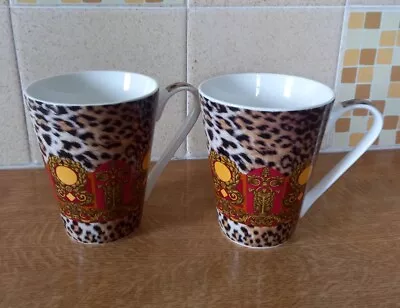 Arthur Price. LLB. Laurence Llewelyn Bowen. Glamdiator. Pair Mugs. Animal. Rare. • £12.50