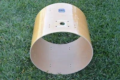 FLAWED GRETSCH 18  CATALINA CLUB NATURAL BASS DRUM SHELL For YOUR SET! LOT K139 • $204.79