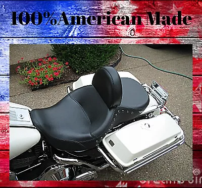 Harley Davidson Motorcycle Drivers Backrest Road Glide Quick Release Adjustable • $70.87