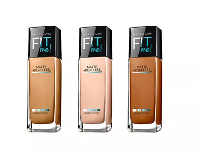 Maybelline New York Fit Me Matte + Poreless Liquid Foundation 1 Fl Oz • $7