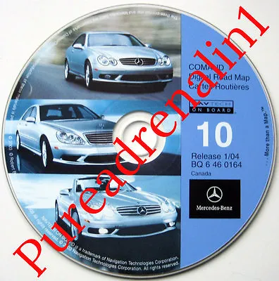 2000 01 02 Mercedes Benz E E320 E430 E55 Amg Navigation Nav Disc Gps Cd Canada  • $30.04