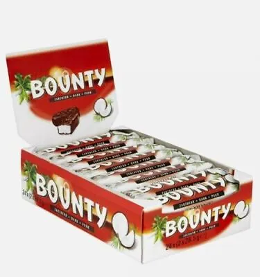 £13.99 • Buy Bounty Dark Chocolate Twin Christmas Chocolate Bars 24 X 57g Free Post 30/10/22