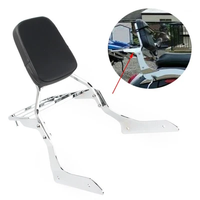 $176.44 • Buy Backrest Sissy Luggage Rack Passenge Fits Yamaha XVS1300A V Star 1300 Chrome