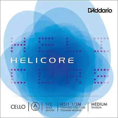 Helicore 1/2 Cello A String - Titanium/steel: Medium • $23.91