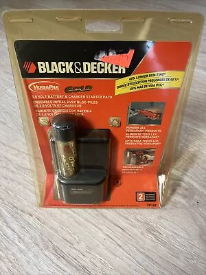 OEM Black & Decker VP110 VP130 VP142 VersaPak Gold 3.6 Volt Battery & Charger • $70