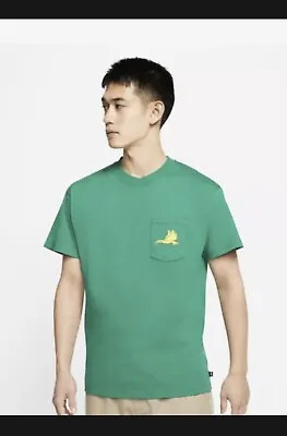$29.95 • Buy NWT NIKE SB X Parra Brazil Kit Olympics Tee T-Shirt Sz SMALL Green CZ3492-312