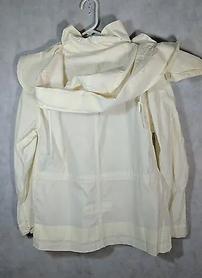 Helmut Lang Archive 1999  Oversized Hook  Loop Hood Paint Stripe Jacket 40 Italy • $1250