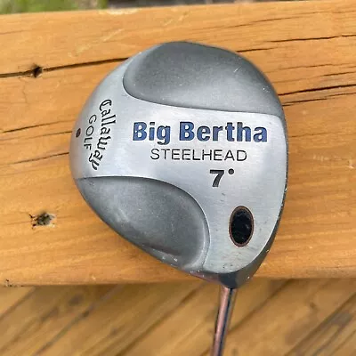 Callaway Big Bertha Steelhead 7 Wood RH 44 In Memphis  10  '98 Uniflex Steel • $29.97