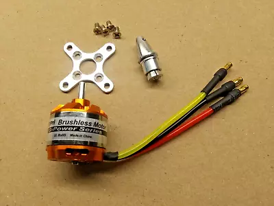 Brushless Motor D2826 1400kv Fits Rc Aircraft Quad Copter Drone W/hardware New • $14.95