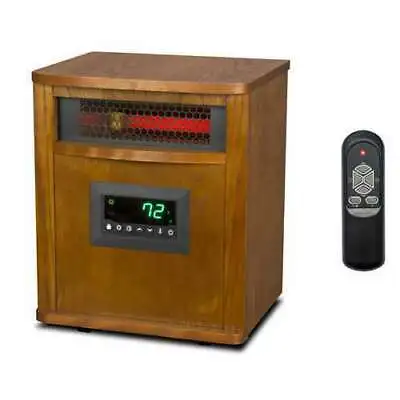 Lifesmart ZCHT1097US 1500W Infrared Quartz Mica Space Heater - Brown • $100