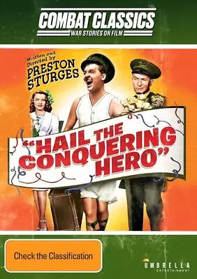 Hail The Conquering Hero | Combat Classics (DVD 1944) New / SEALED - Region 4 • $10.26