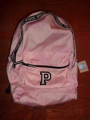 Victorias Secret Pink Floral  P  New Campus Large Backpack Zip Book Laptop Nwt • $75