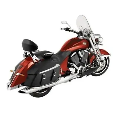 Victory Cross Country Passenger Lock & Ride Back Rest Chrome 2880163-156 • $314.99
