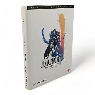 Final Fantasy XII: The Complete Guide Limited Edition Hardcover W/ Dust Jacket • $69.99