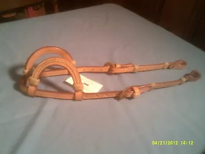 Headstall  Show Style Two Ear By Sadesa Leather Rawhide Inlay And Accents  • $43.99