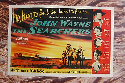 The Searchers  Lobby Card Movie Poster John Wayne #2 • $4