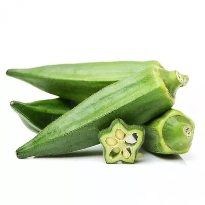 Okra 10 Seeds Vegetable Fruit Plants Sow Summer Spring Grow • $1.20