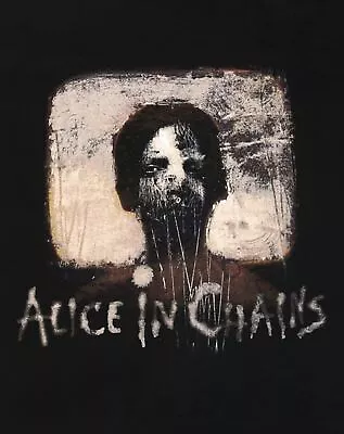 Alice In Chains Stitch Boy Men's T-Shirt Black • $38.49