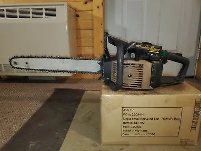 McCulloch Timber Bear Chainsaw With 18  Bar And Chain Runs Used Chainsaw  • $180