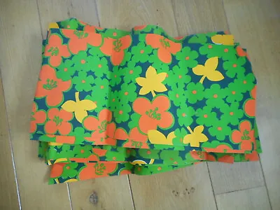 70s Style Stiffened Fabric Pieces X 8 • £4.25