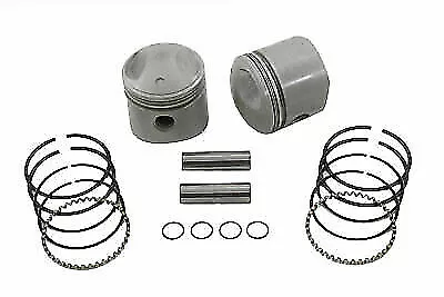 $114.57 • Buy V-Twin Replica 74  Overhead Valve Piston Set Standard 11-0216 