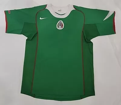 Vintage 2005 Nike Medium Mexico Soccor/Football Jersey Very Rare To Find • $110