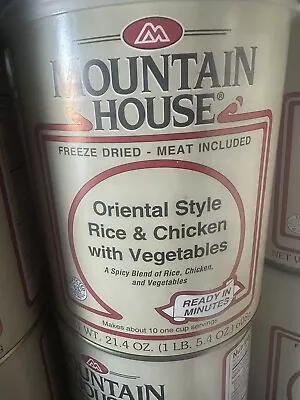 1 Can Of Mountain House Freeze Dried Food Oriental  Chicken And Rice With Veggie • $25