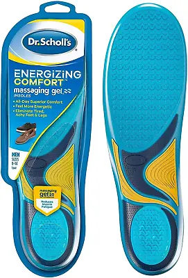 Dr.Scholls WORK Massaging Gel Advanced Insoles For Men Shoe Inserts-USA • $17.45