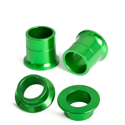 Wheel Hub Spacers Kit Front & Rear Green Motor Fits For Kawasaki KX125/250 03-08 • $23.95