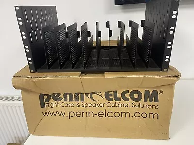 6U 19 Inch Penn Elcom Custom Rack Mounted Tray For IP Recievers / Transmitters • £20