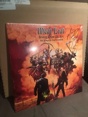 BRAVER THAN WE ARE  Meat Loaf Meatloaf Sealed Last Album Hand Signed Mint Cond  • £148