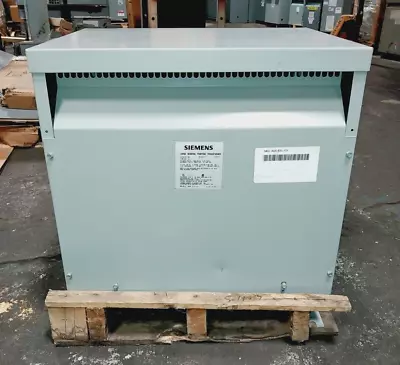 New Siemens 15 Kva Transformer 480 Delta Hv 208y/120 Lv 3 Phase  3f3y015 • $1079.99