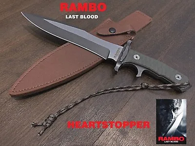 Rambo Last Blood Heartstopper Bowie Knife MK-9 Standard Edition With Sheath 1:1 • $278.50