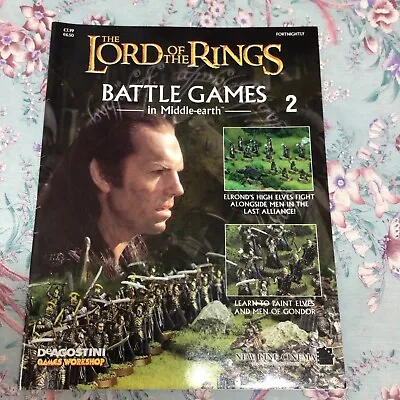 Issue 2 Battle Games In Middle Earth Magazine Lord Of The Rings GW Warhammer • £2.20