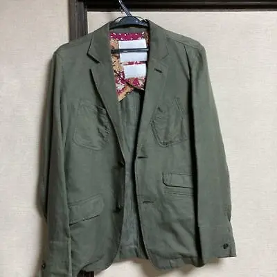 White Mountaineering Authentic Tailored Jacket Green Size 1 Used From Japan • $237.69