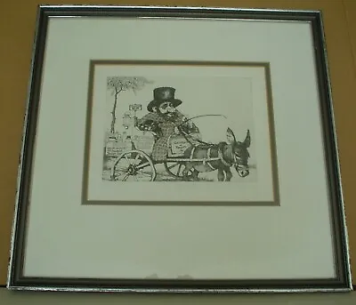 £156.98 • Buy CHARLES BRAGG Original Etching   Doctor Sneed   Caricature - Signed - #53/125