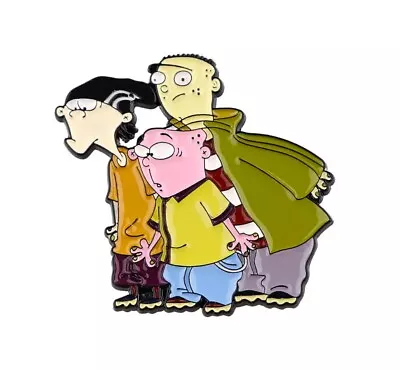 New! Ed Edd N Eddy Animated TV Series Trio Figures Staring Metal Enamel Pin • $10.49