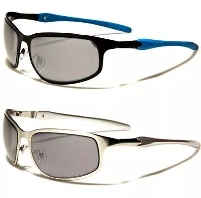 X-loop Wrap Sports Sunglasses Metal Cycling Running Golf Big Mens Ladies Womens • £13.99