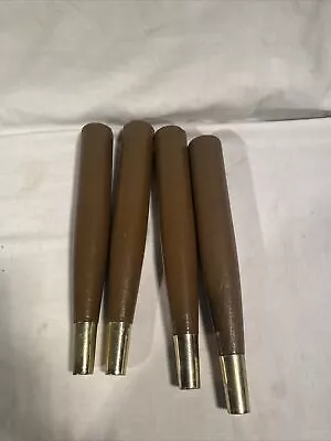 Vintage Set Of 4 Mid Century MCM 11” Furniture Legs Salvage Crafts • $24.95