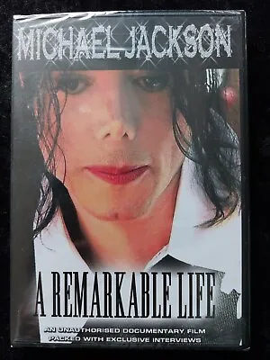 Michael Jackson**a Remarkable Life Dvd**unauthorised**new & Sealed • £3.90