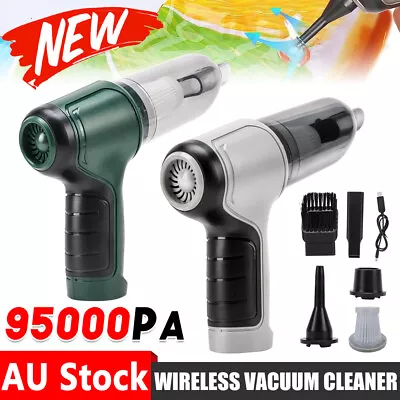 95000PA Mini Air Duster Handheld Cordless Vacuum Cleaner Home Car Dust Blower • $21.95