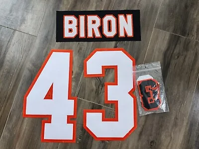 Martin Biron Philadelphia Flyers Hockey Jersey Number Kit Stitched Twill • $32.99