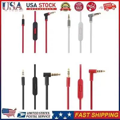 $8.67 • Buy 3.5mm Headset Cable 2 Male Heads Replacement For Beats Solo HD Studio Pro Mixr