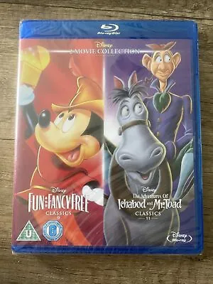 Fun And Fancy Free / Adventures Of Ichabod And Mr Toad NEW SEALED BLU RAY • £8.49
