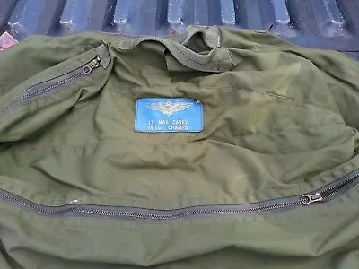 USN VA-56 Pilot 100 Missions VIETNAM USED Garment Carry Bag Named  • $109