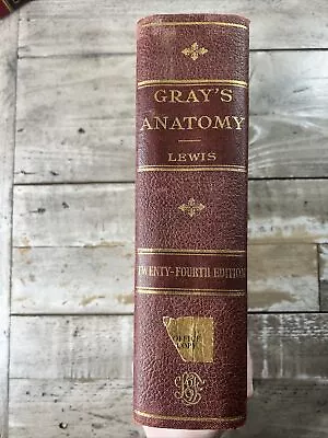 1942 Antique Medical Book  Gray's Anatomy Of The Human Body  Illustrated • $50