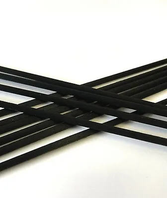 $1.95 • Buy 10x BLACK FIBRE REED DIFFUSER STICKS 300mm FOR DIFFUSER GLASS Replacement Refill