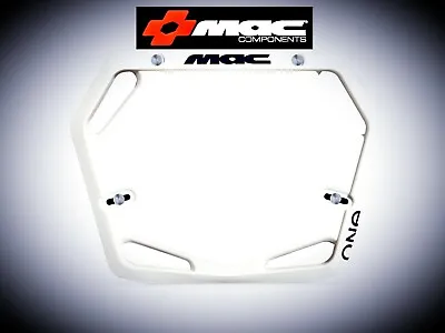 Mac One Bmx Pro Number Plate - White • $30