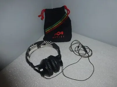 MARLEY - Jammin Collection Revolution On-Ear HeadPhones W Travel Pouch Works~! • $58